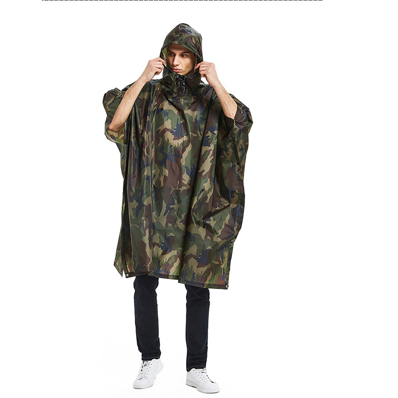 Rain Cover Backpack - 3-in-1 기능성 레인코트: 배낭, 방수 덮개,