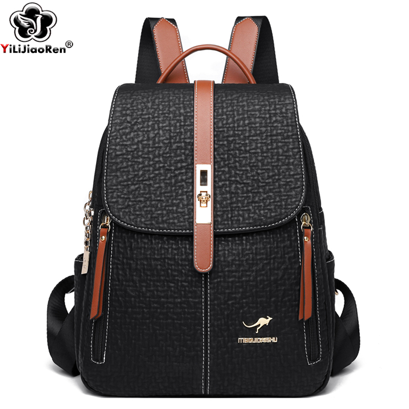 패션 배낭 여성 여성을위한 고품질 가죽 가방 배낭 대용 - Travel Backpack Anti Theft 리뷰 및 가격