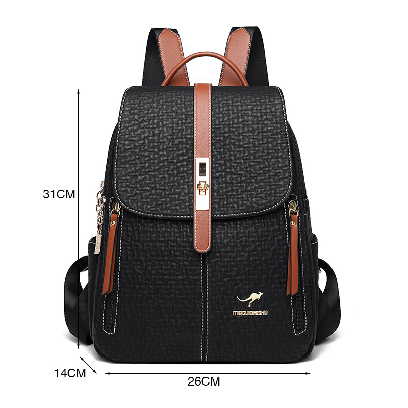 패션 배낭 여성 여성을위한 고품질 가죽 가방 배낭 대용 - Travel Backpack Anti Theft 리뷰 및 가격