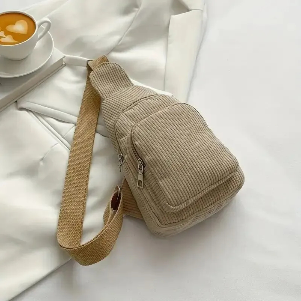 빈티지 코듀로이 크로스 바디 백 레트로 가슴 슬링 백  - Sling Backpack Shoulder 리뷰 및 가격