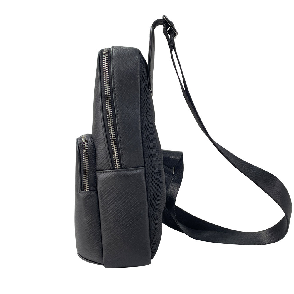 남성용 블랙 슬링 체스트 백, 진짜 가죽 다기능 야외  - Leather Backpack Vintage 리뷰 및 가격