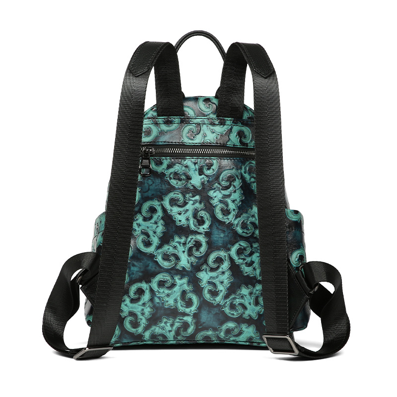 Johnature 정품 가죽 양각 레트로 배낭 여성 가 - Leather Backpack Vintage 리뷰 및 가격