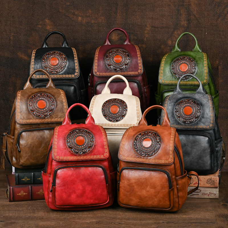 Johnature 2026 새로운 빈티지 수제 여성용  - Leather Backpack Vintage 리뷰 및 가격