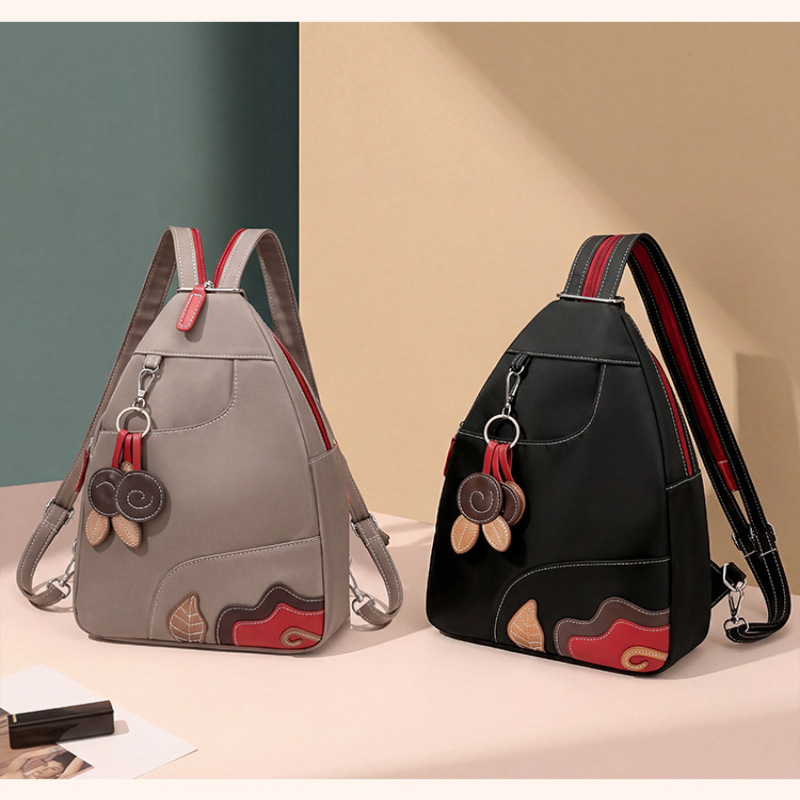 여성용 백팩 아웃도어 캐주얼 방수 솔리드 나일론 숄더백 - Fashion Backpack Women 리뷰 및 가격